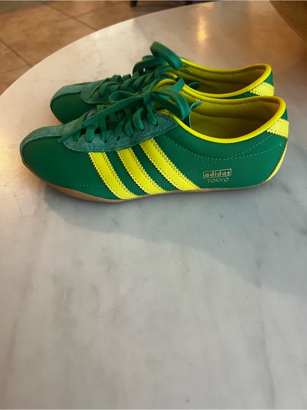 Adidas Tokyo ‘Green Pure Sulfur' Shoes JI3298 Size 5.5